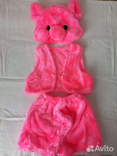 Новогодний костюм белки и поросёнка