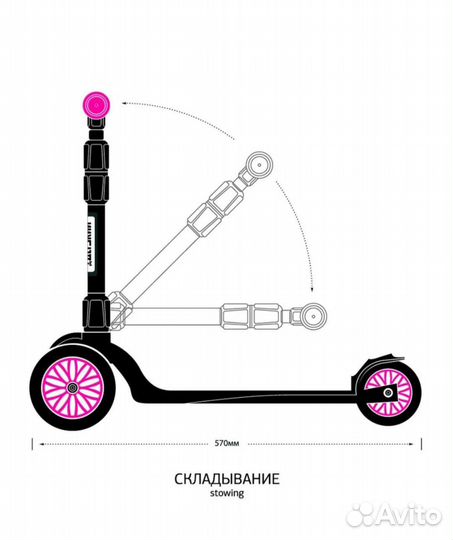 Самокат от 1 года до 6 лет
