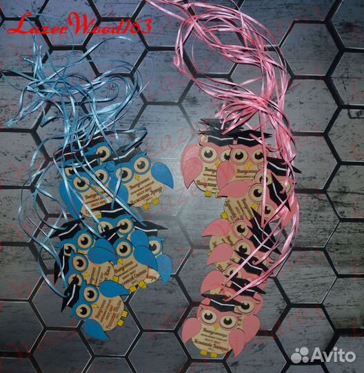 Медали Дерево Праздник Выпускник Именные Совы