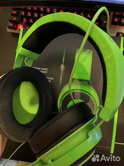 Наушники Razer Kraken Green (зеленые)