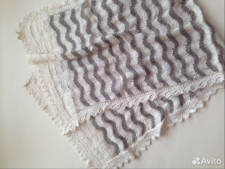 Пуховый шарфик