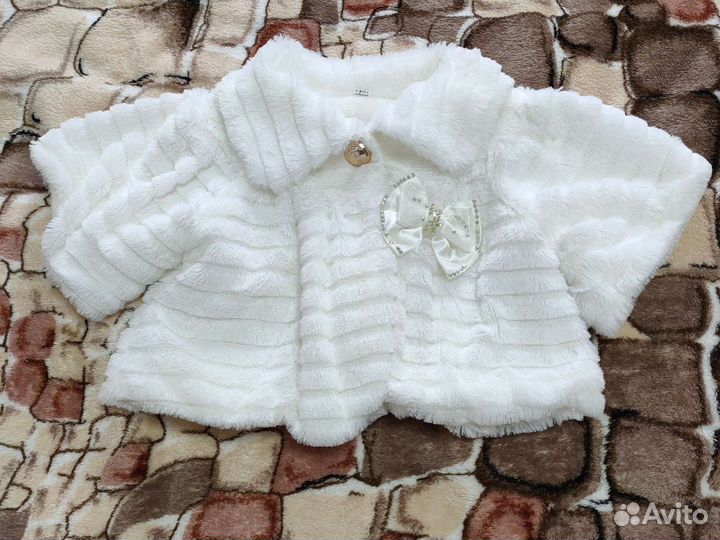 Болеро для девочки белое