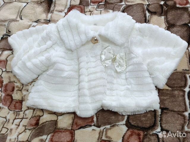 Болеро для девочки белое