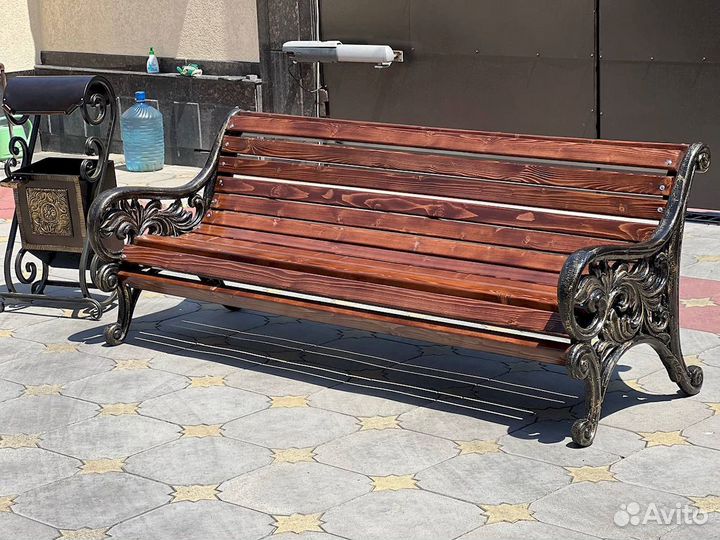 Скамейка уличная садовая