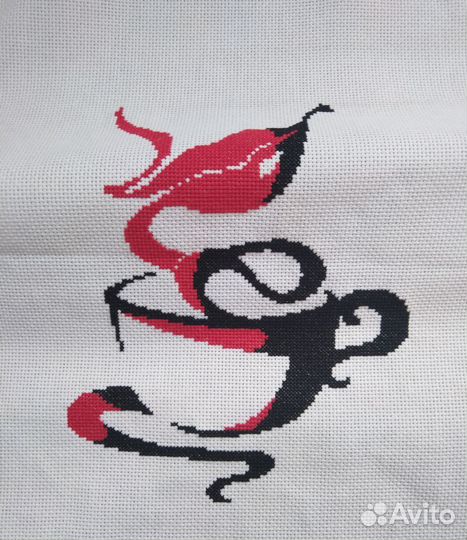 Вышивка монохром