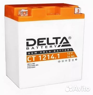 Акб 12V14Ah (132х89х164) (необслуж.) Delta