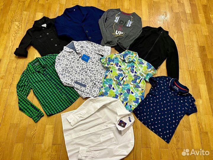 Рубашки и ветровки для мальчика 9 лет