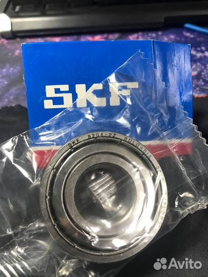 Подшипники коленвала skf c3 6204