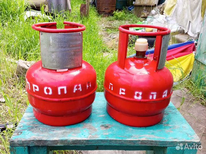 Газовый баллон СССР, новый, 5 литров