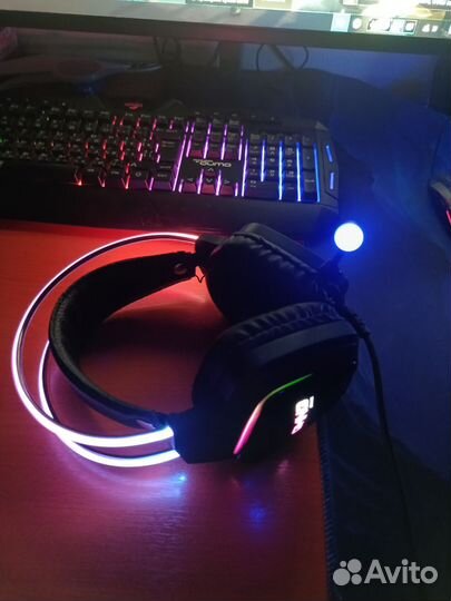 Наушники игровые Оклик gmng HS-L510G черный