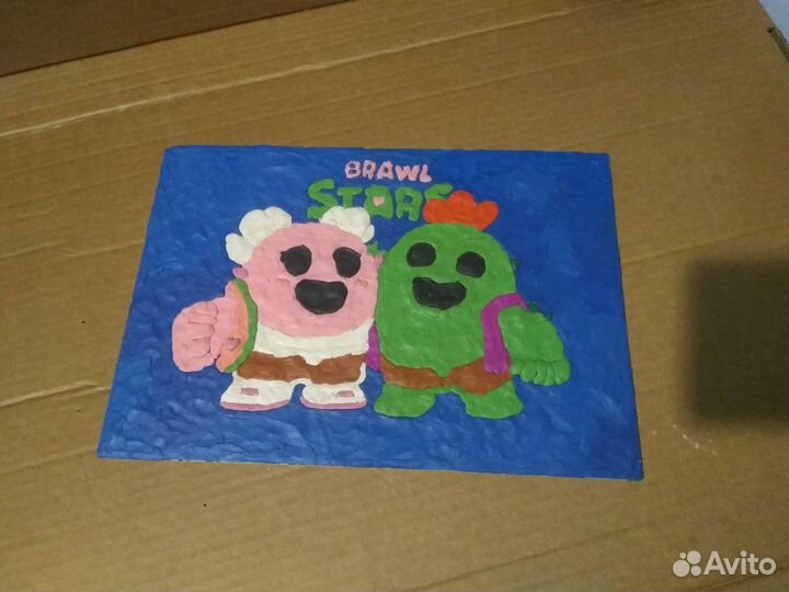 Картина из пластилина