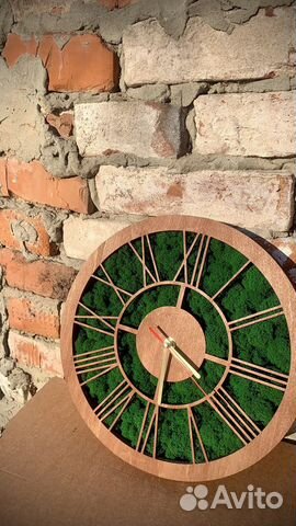 Часы со стабилизированным мхом