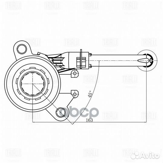 Муфта выкл. сцеп. для а/м Nissan Qashqai (06)