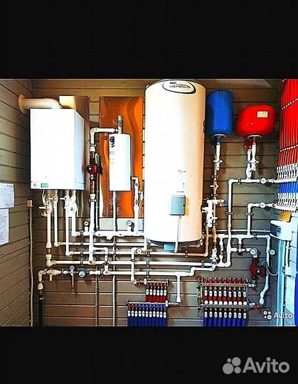 Монтаж отопления, тёплый пол, zota, ремонт котла