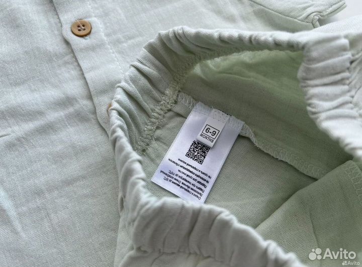 Муслиновый детский костюм 68 / 74, 86 / 92 Vauva