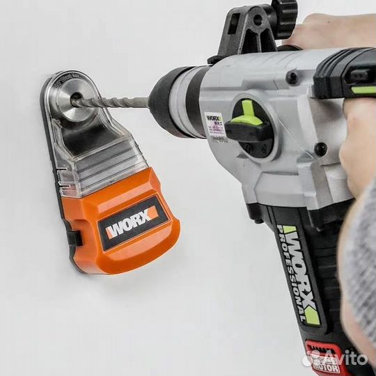 Пылесборник Worx для дрели и перфоратора. Новый