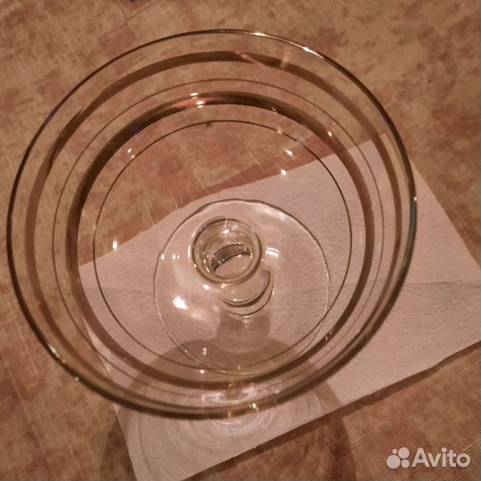 Ваза для фруктов на ножке СССР