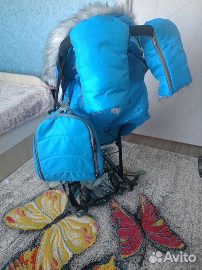 Санки коляска ника