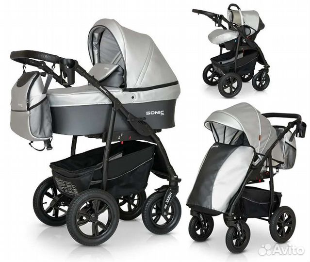 Коляска 3 в 1 Verdi Sonic Pro