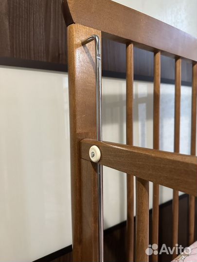 Детская кроватка Можга Красная звезда с матрасом