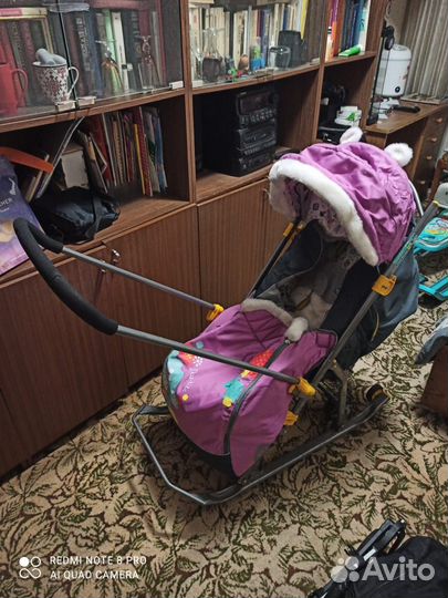 Санки коляска ника 7