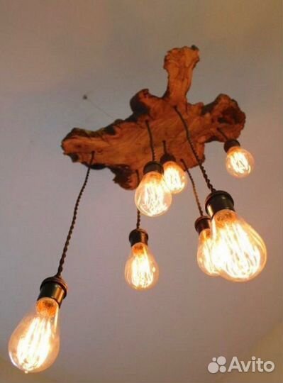 Люстра из слэба