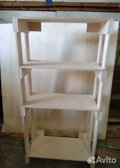 Стеллаж из фанеры полка из фанеры