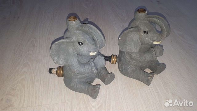 Фигурка слона поливалка для дачи