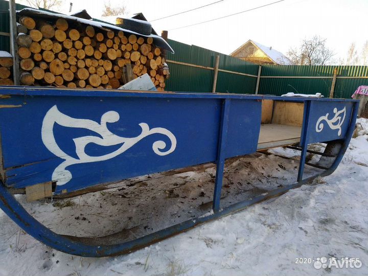 Сани для снегохода