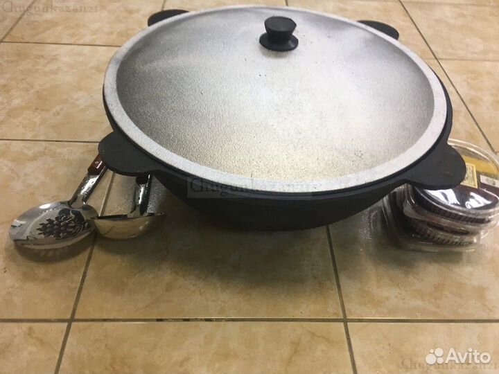 Казан чугунный 16л