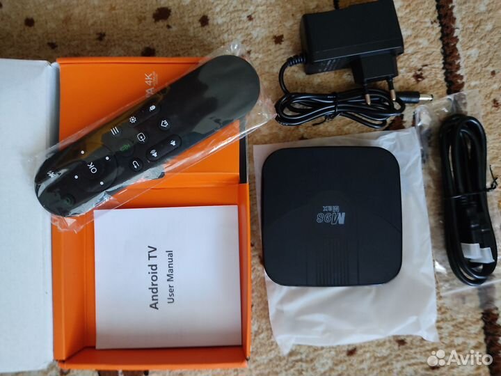 Смарт тв android Transpeed ATV S905Y4 4+32 G голос