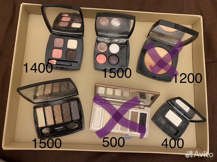 Румяна, хайлайтеры, тени б/у (Люкс) Chanel, Dior