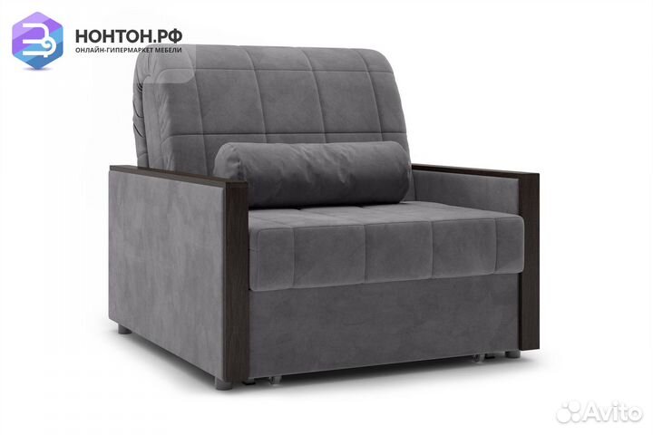 Кресло аккордеон Милена серое