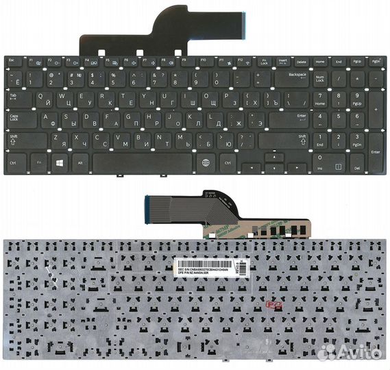 Клавиатура для ноутбука Samsung 350E5С 355V5C 550