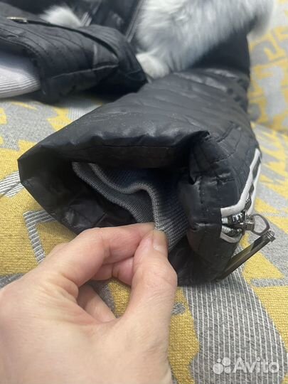 Пуховик с песцом