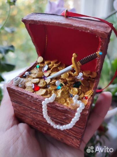 Ватная елочная грушка дракон, Змей Горыныч