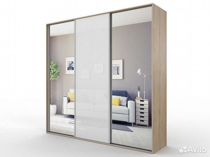 Шкаф с зеркалом Бакс