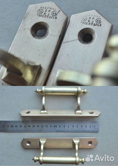 Старинные оконные ручки и шпингалеты