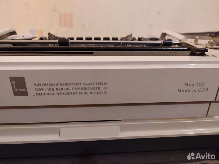 Печатная пишущая машинка гдр рабочая