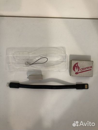 Кожаный брелок-кабель Rock USB RCB0482