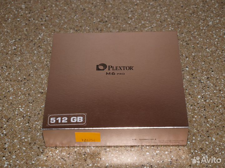 SSD диск plextor PX-512M6Pro (новый)