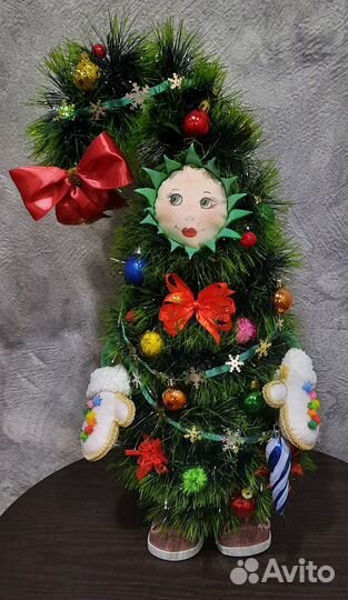 Интерьерная игрушка ручной работы Новогодняя Ёлка