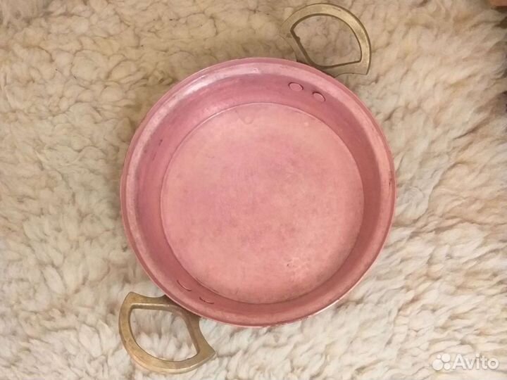 Сотейник медный