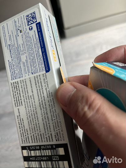 Контактные линзы acuvue oasys astigm -4,25 и -5,25