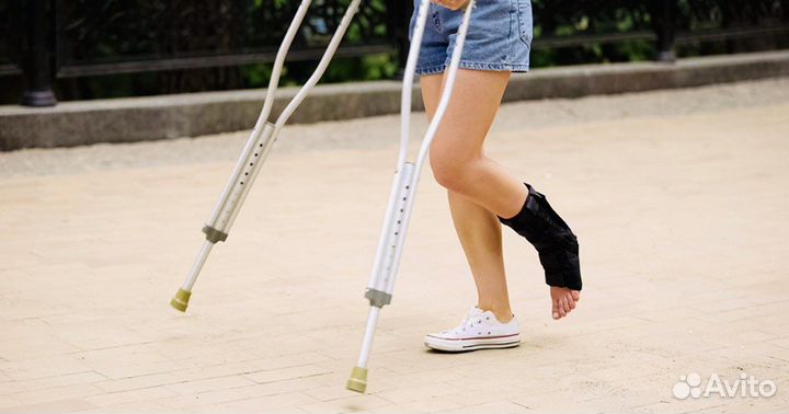 Костыли подмышечные взрослые и детские Армед