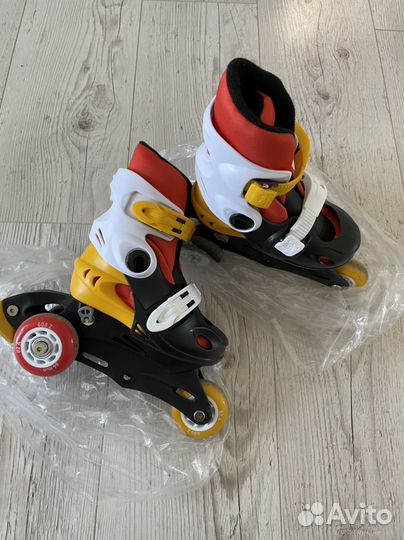 Роликовые коньки детские раздвижные