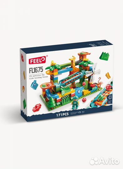 Конструктор feel / lego Веселые горки 171 элемент