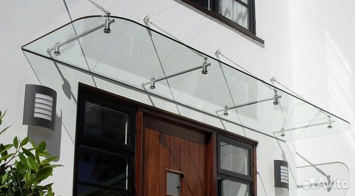 Стеклянный навес