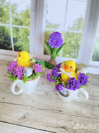 Мыло ручной работы букет в керамической кружке