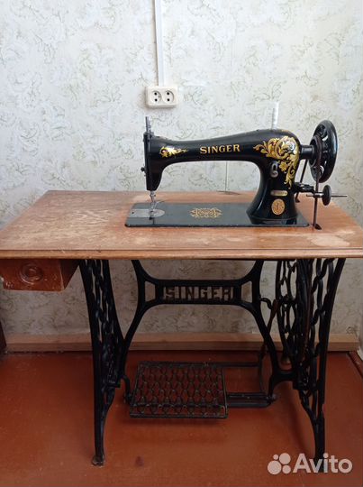 Швейная машинка singer 16К33 ножная, 1914 г